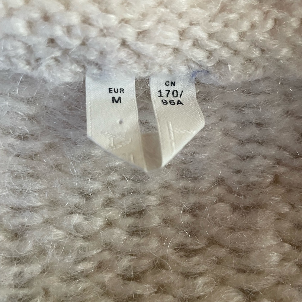 ARKET Loose-Knit Wool-Mohair Jumper Off White - Picture 7 of 9